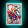 Rurouni Kenshin Remake Neon Sign RGB Lighting Blue