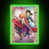 rurouni kenshin remake rgb neon sign green version