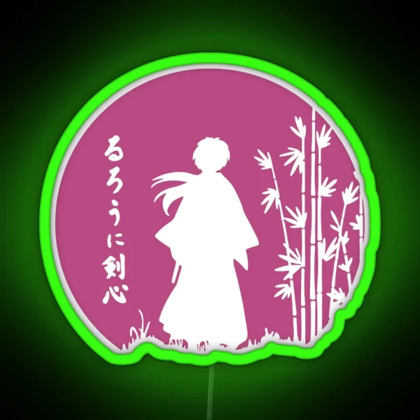 Rurouni Kenshin Retro Vintage 1 Led RGB Neon Sign