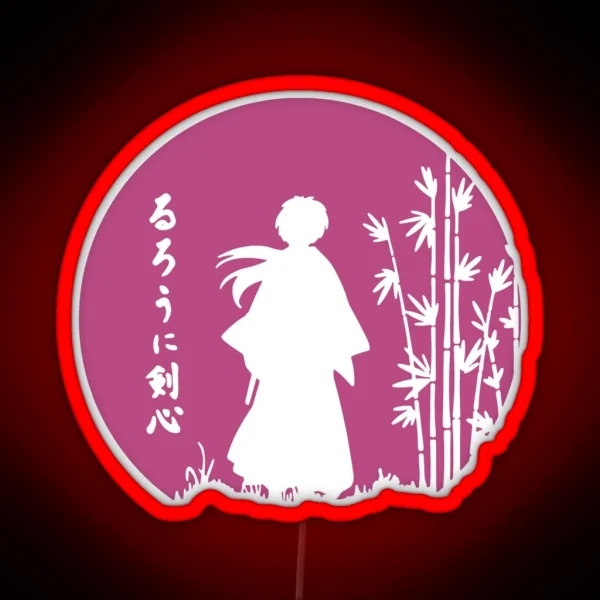 Rurouni Kenshin Retro Vintage 1 Led RGB Neon Sign