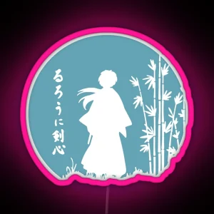 Rurouni Kenshin Retro Vintage Blue Led RGB Neon Sign