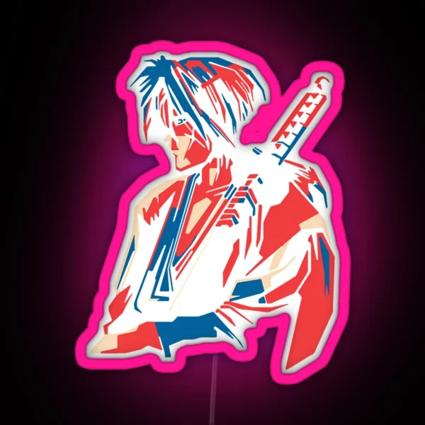 Rurouni Kenshin Retro Vintage RGB Neon Sign