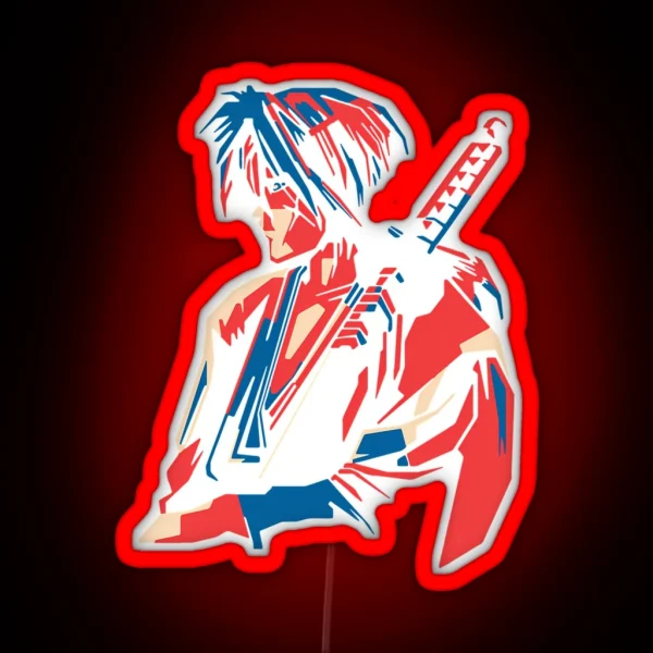 Rurouni Kenshin Retro Vintage RGB Neon Sign