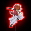Rurouni Kenshin Neon Sign in RGB Colors - Red
