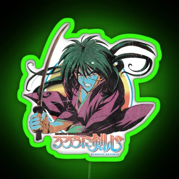 Rurouni Kenshin RGB Neon Sign