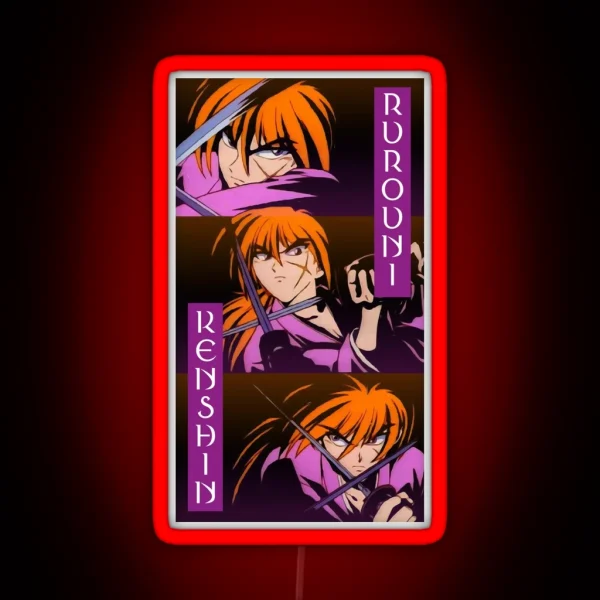 Rurouni Kenshin Samurai X RGB Neon Sign