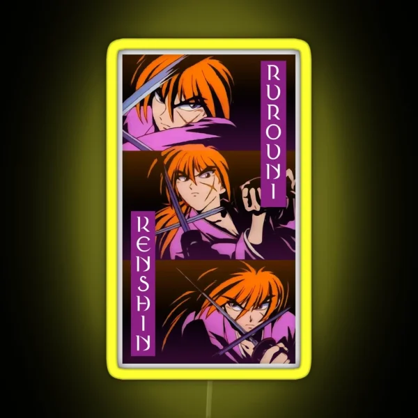 Rurouni Kenshin Samurai X RGB Neon Sign