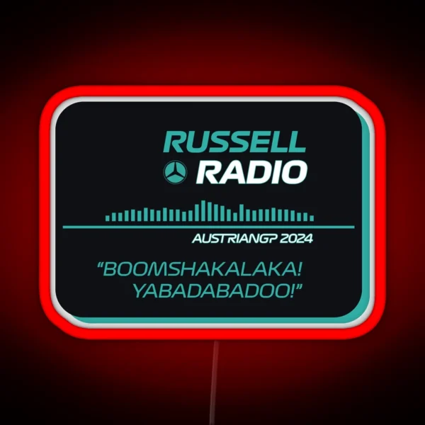 Russel Radio Austriangp F1 RGB Neon Sign