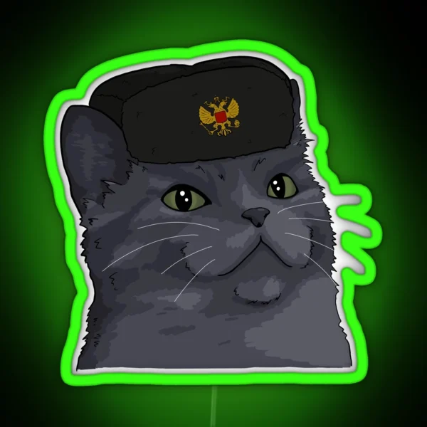 Russian Blue RGB Neon Sign