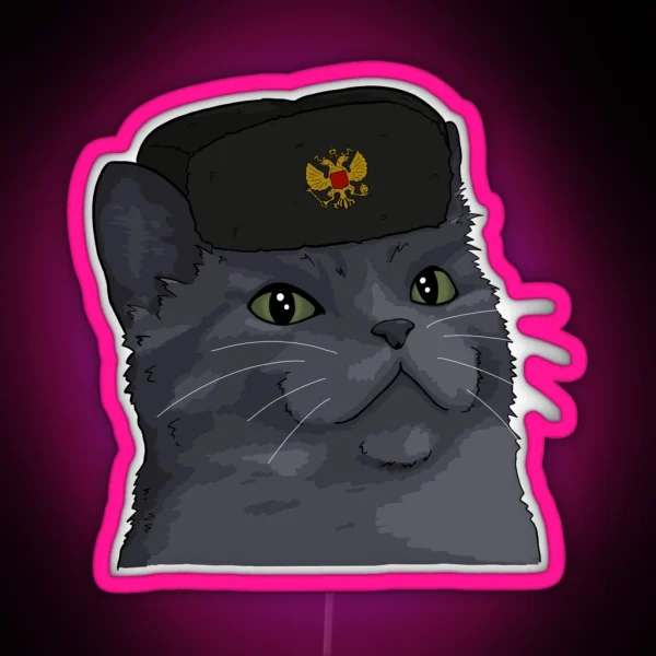 Russian Blue RGB Neon Sign
