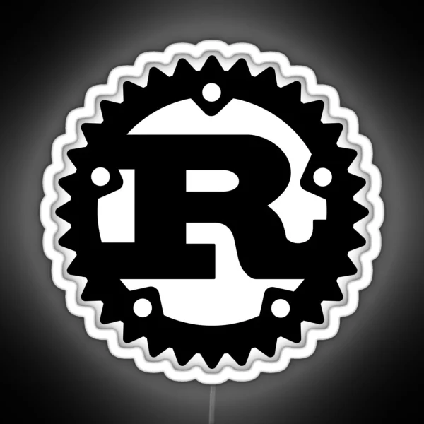 RUST Logo RGB Neon Sign