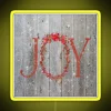 Rustic Christmas Joy Neon Sign.