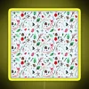 Rustic Christmas Neon Sign with RGB Yellow Lighting - Holiday Décorations Design