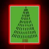 christmas tree neon sign rustic red decoration