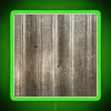 Rustic Wood Texture with RGB Neon Sign - 51176 Green