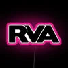 richmond virginia rva neon pink logo