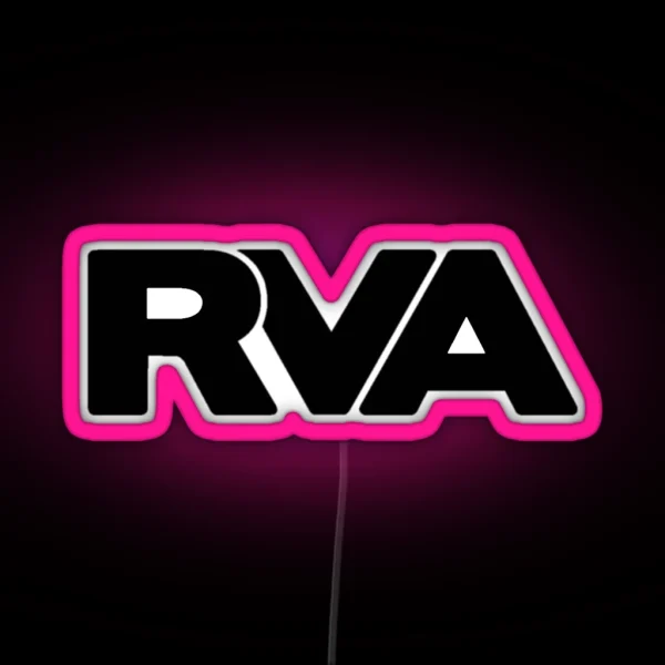 RVA Logo Richmond Virginia RGB Neon Sign