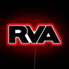 RVA Logo - Richmond, Virginia Neon Sign in Red
