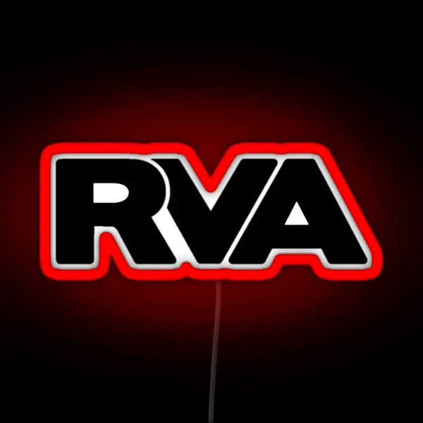 RVA Logo Richmond Virginia RGB Neon Sign