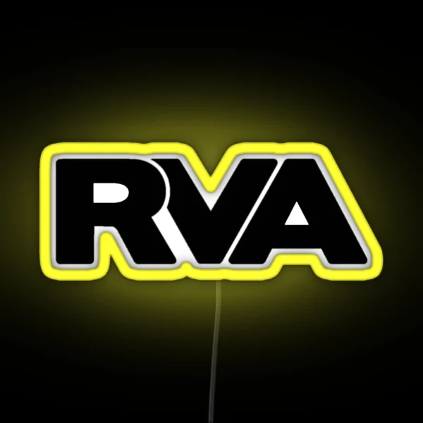 RVA Logo Richmond Virginia RGB Neon Sign