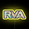 rva map logo in color neon sign yellow.webp