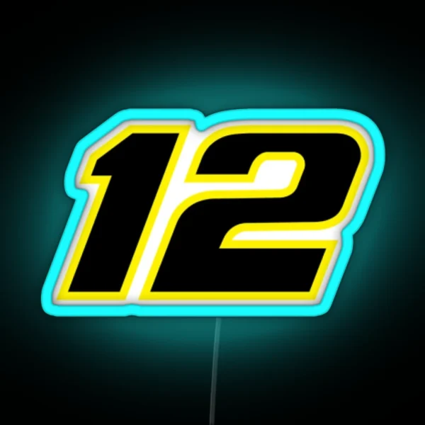 Ryan Blaney 12 RGB Neon Sign