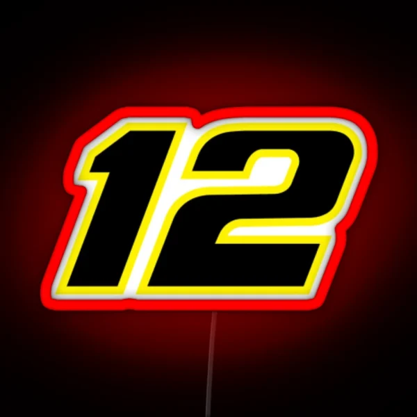Ryan Blaney 12 RGB Neon Sign