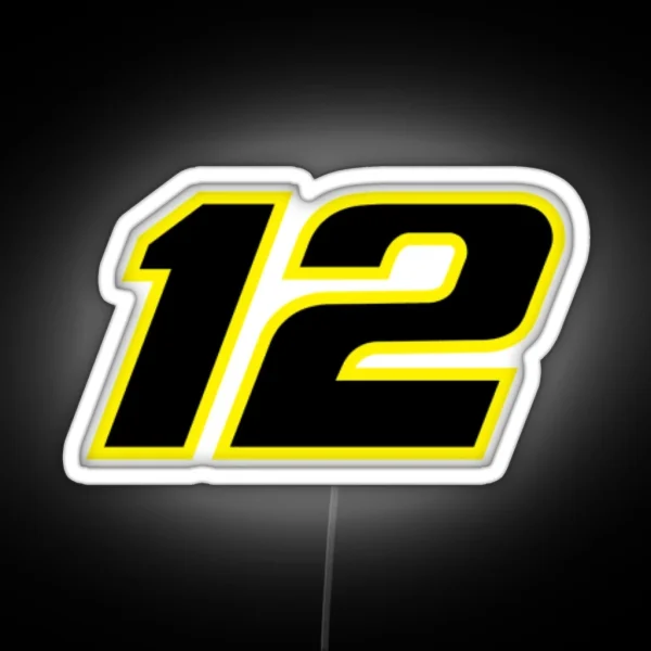 Ryan Blaney 12 RGB Neon Sign