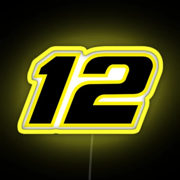 Ryan Blaney 12 RGB Neon Sign