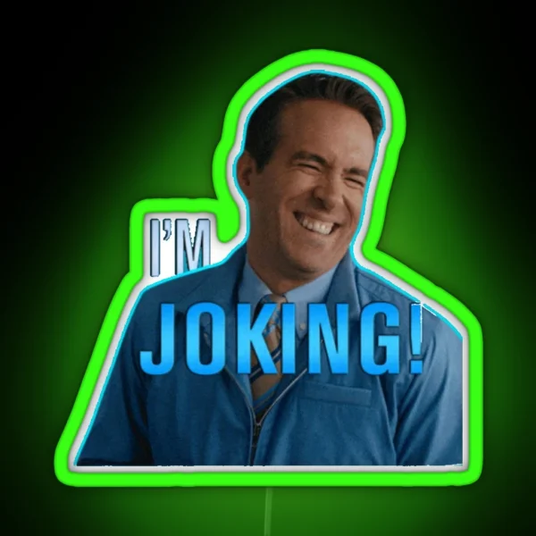 Ryan Reynolds RGB Neon Sign