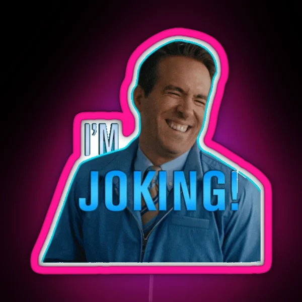 Ryan Reynolds RGB Neon Sign