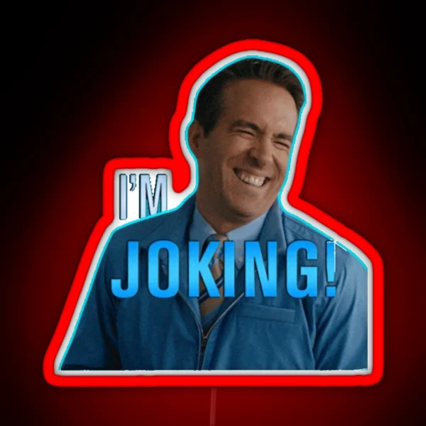 Ryan Reynolds RGB Neon Sign