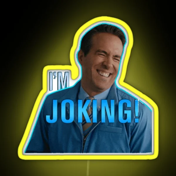 Ryan Reynolds RGB Neon Sign