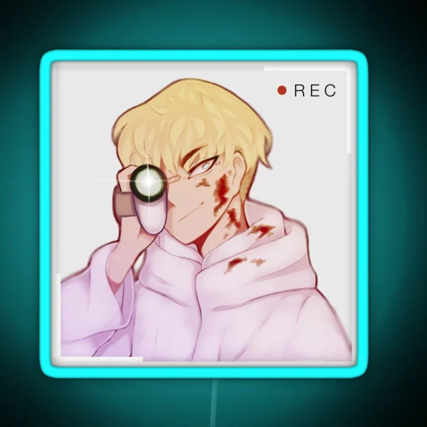 Ryo Asuka Devilman Crybaby RGB Neon Sign