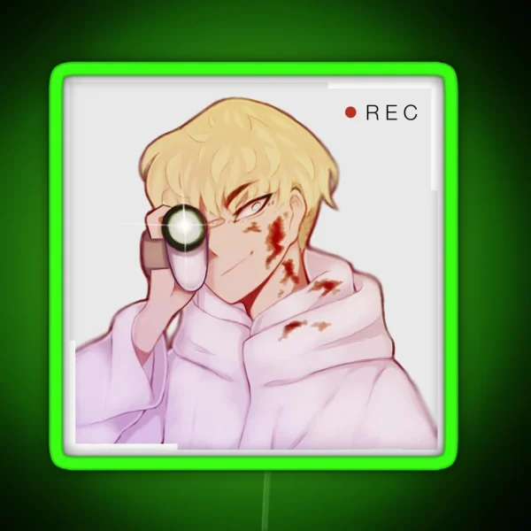 Ryo Asuka Devilman Crybaby RGB Neon Sign