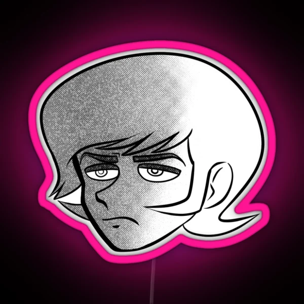 Ryo Asuka Manga Devilman RGB Neon Sign