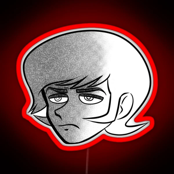 Ryo Asuka Manga Devilman RGB Neon Sign
