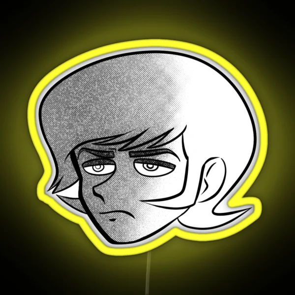 Ryo Asuka Manga Devilman RGB Neon Sign