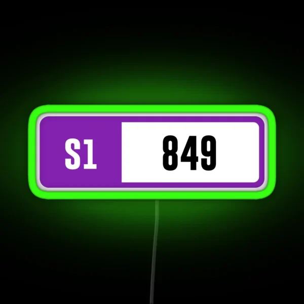 S1 849 Forza Performance Index RGB Neon Sign