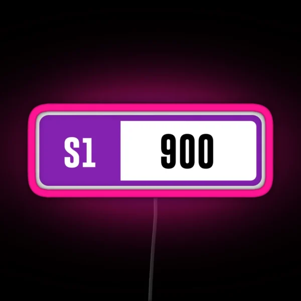 S1 900 Forza Performance Index RGB Neon Sign