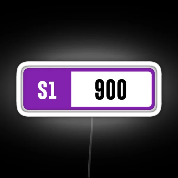 S1 900 Forza Performance Index RGB Neon Sign
