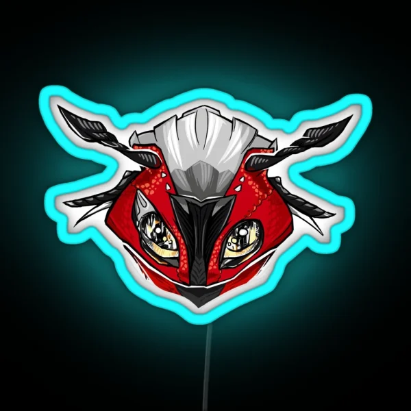 S1000RR Red Dragon RGB Neon Sign