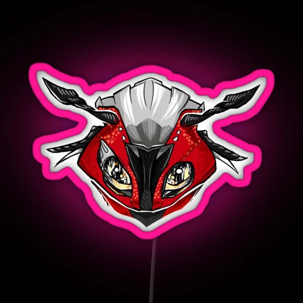 S1000RR Red Dragon RGB Neon Sign