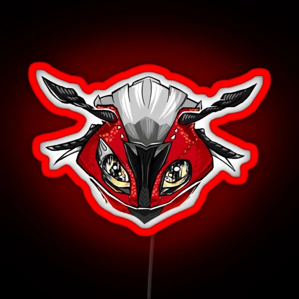 S1000RR Red Dragon RGB Neon Sign