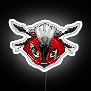 S1000RR Red Dragon RGB Neon Sign