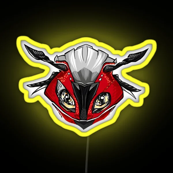 S1000RR Red Dragon RGB Neon Sign