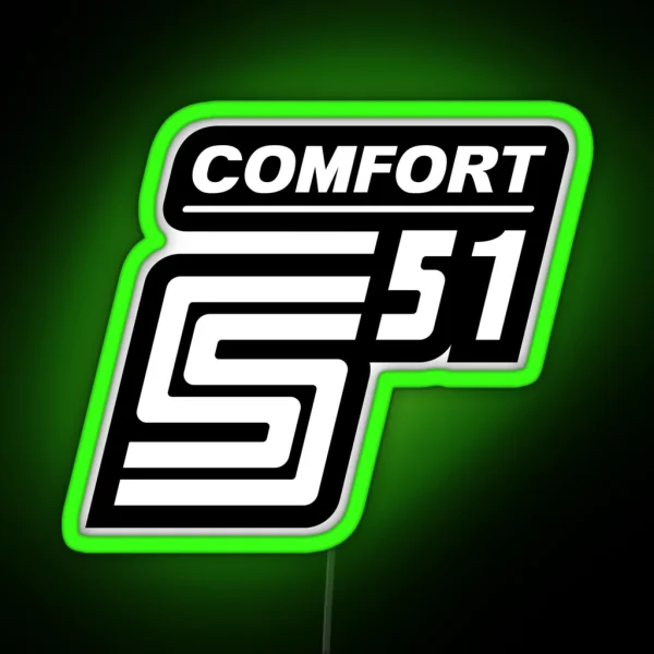 S51 Comfort Logo RGB Neon Sign