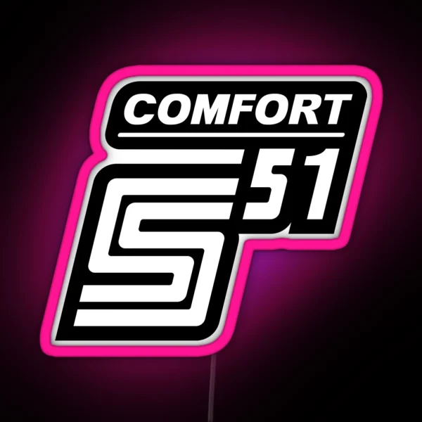 S51 Comfort Logo RGB Neon Sign