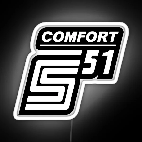 S51 Comfort Logo RGB Neon Sign
