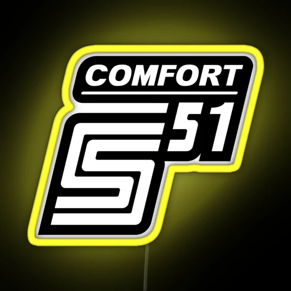 S51 Comfort Logo RGB Neon Sign